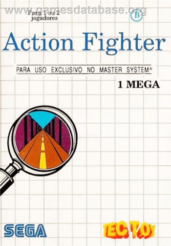 Cover Action Fighter for Master System II